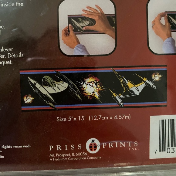 Vintage Star Wars Boarder Wallpaper 7pc - Picture 2 of 3